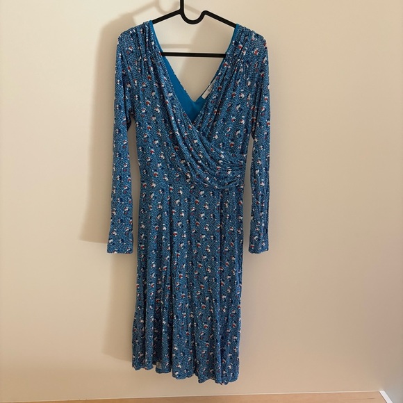 Boden Georgia Floral Faux Wrap Dress - Picture 1 of 12